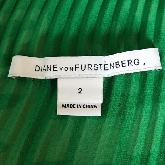 Diane von Furstenberg 2 Mikino top green - Picture 5 of 8
